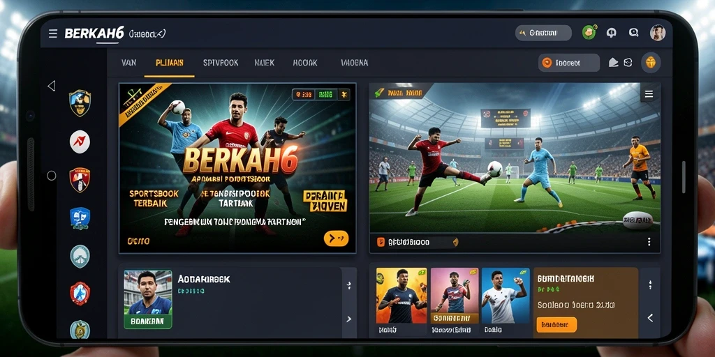 Tampilan menarik dari gameplay Sportsbook di BERKAH6.
