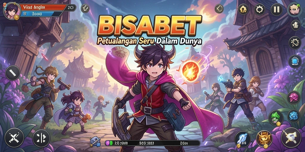 Tampilan menarik dari gameplay <strong>BISABET</strong> dengan karakter anime yang dinamis.