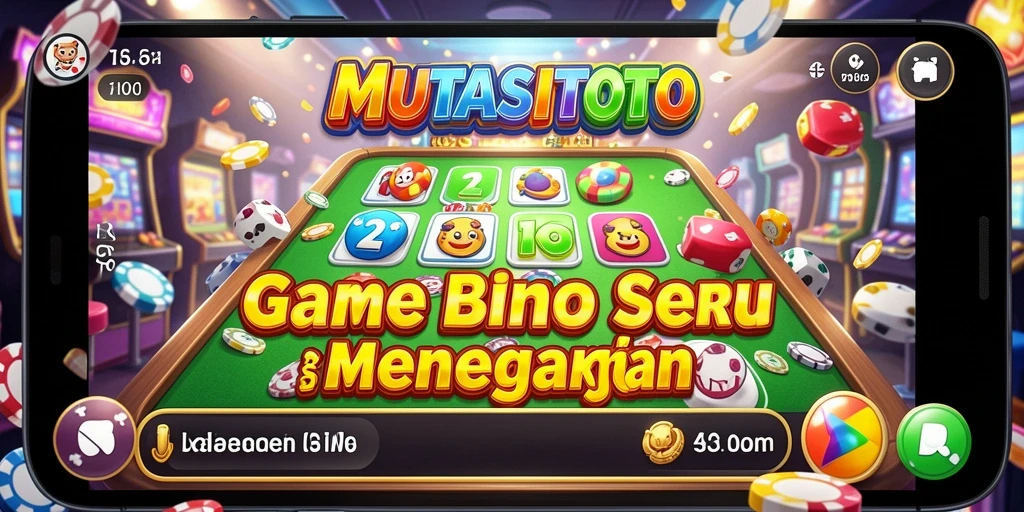 Tampilan gameplay menarik dari game Bingo MUTASITOTO.