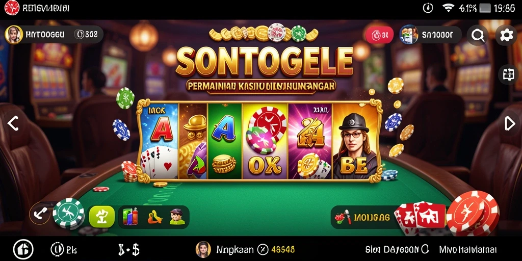Screenshot gameplay SONTOGEL menampilkan momen seru permainan Kasino.