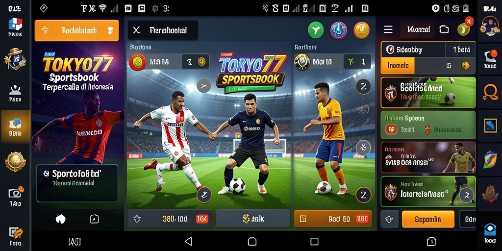 Tampilan gameplay menarik di TOKYO77 dengan berbagai pilihan taruhan.